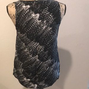 Joie Tops - Joie silk black and gray and white tank top Joie Tops - Joie silk black and gray and white tank top
